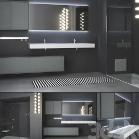 Bathroom furniture set planeta